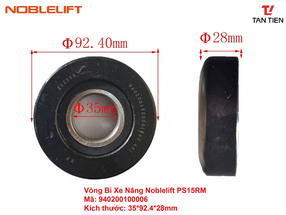Vòng Bi Xe Nâng Noblelift 940200100006